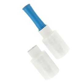 DOITOOL Película Estirable Transparente 002 MM X 10 CM X 150 M con Mango Plástico Ergonómico para Embalaje Manual Envoltura Elástica para Mudanzas Embalaje Industrial y Organización