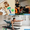Removable massage rollers with handles, comes with 1 hedgehog ball