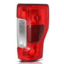 Aosky Halogen Tail Light Assembly Compatible with 2017-2019 Ford F250 F350 Super Duty with Blind Spot Rear Taillight Brake Signal Lamp with Bulbs RH (Right Passenger Side)