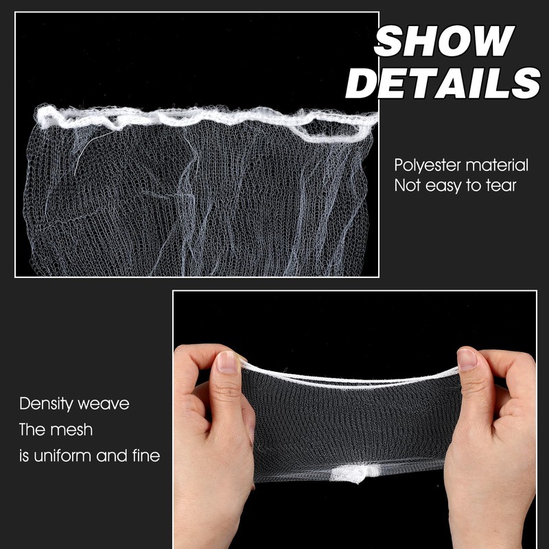 Tyqour 100 Pcs Disposable Mesh Sink Strainer Bags, Kitchen Sink