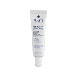 Rilastil Xerolact Crema De Manos 30 Ml Crema de manos nutritiva y reparadora con 20% de Manteca de Karité. Hidrata, nutre y repara la piel