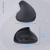 Ergonomic Wireless Mouse,Vertical Mouse 2.4GHz Optical Mice with Adjustable DPI