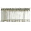 Stylemaster Elegance 60 by 14-Inch Sheer Voile Valance, Sage