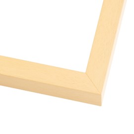 4x4 Inch Shadow Box Frame Natural Wood | with a 3/4" Usable Display Depth | Includes a White Real Suede Texture Acid-Free Backing Board, UV Resistant Acrylic, and Hanging Hardware - 4x4 Inch Frame