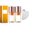 2Pcs Crema Contorno De Ojos Y Herramienta Facial GuaSha