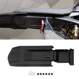 URLWALL Placa interior mejorada para guardabarros trasero Seyway Sur-Ron Light Bee X y S, protección de base protectora de guardabarros, solapa de plástico para guardabarros trasero, 13.6 x 4.0 pulgadas