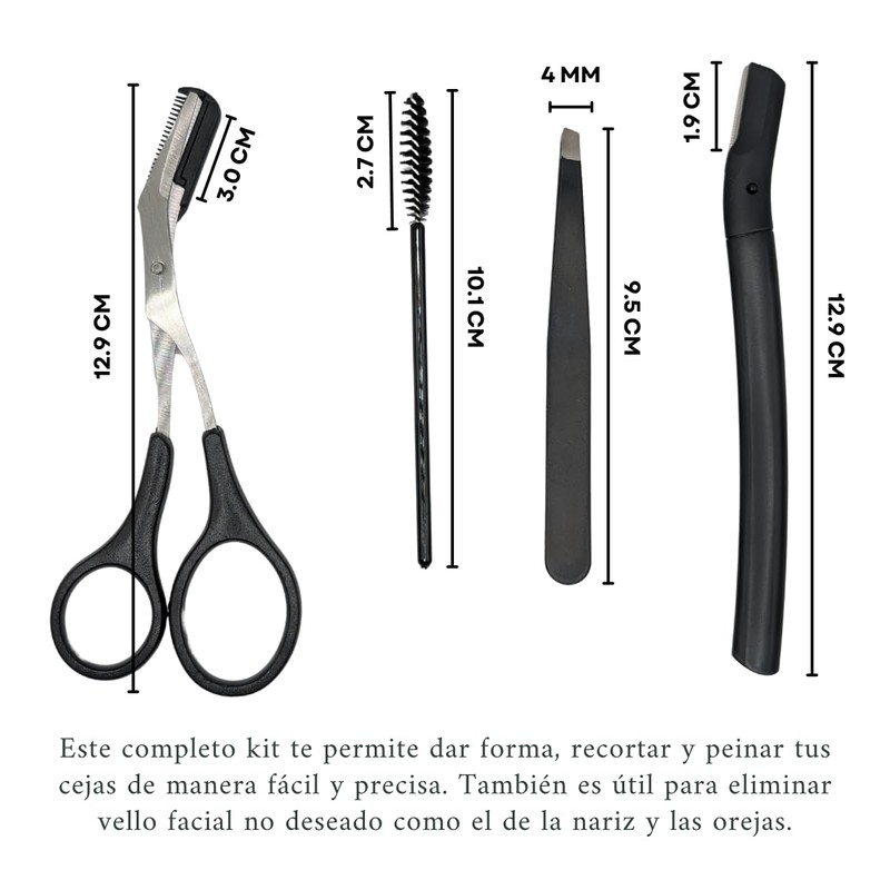 Conjunto de 4 piezas profesional para el cuidado de las