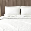 Great Bay Home Oversized Ultrasonic Full/Queen Bed Set Includes Shams,