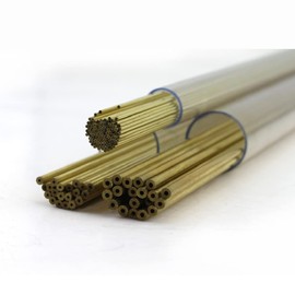 WeldingCity 20-pcs Electrical Discharge Machine (EDM) Drilling Electrode Tubes Brass Single Channel Hole 400 x 1.0mm