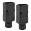2pcs IEC320 C20 Power Socket Adapter Receptacle Connector Copper PVC