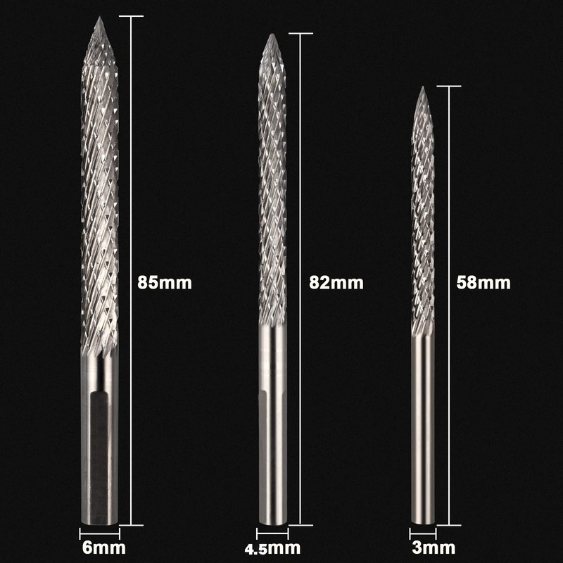 LSTOPGO Tire Reamer Drill Bit,Tungsten Steel Tire Repair Burr Drill