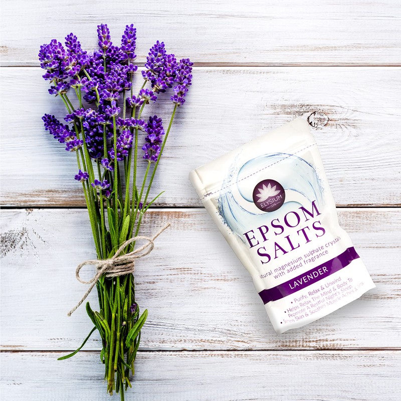 Elysium Spa Natural Lavender Epsom Salts 450G