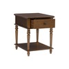 Powell Hazelnut Modern Classic Side Vivian Table