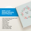 Blue Sky 2026 Weekly and Monthly Planner Calendar, January 2026