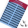 Mayhug Natural Lash Clusters Left&Right 120pcs Eyelash Clusters D Curl
