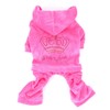 SEIMAI Dog Hoodies Jumpsuit for Small Dog Cat Puppy Rhinestone