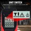 TEKCOPLUS 2-in-1 Digital Tachometer with Laser & Contact Non-Contact Laser