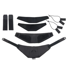 TOPTACPRO Tactical Neck Protector for Tactical Vest Thickened Neck Guards for JPC CPC AVS Vest 500D Nylon (Black)