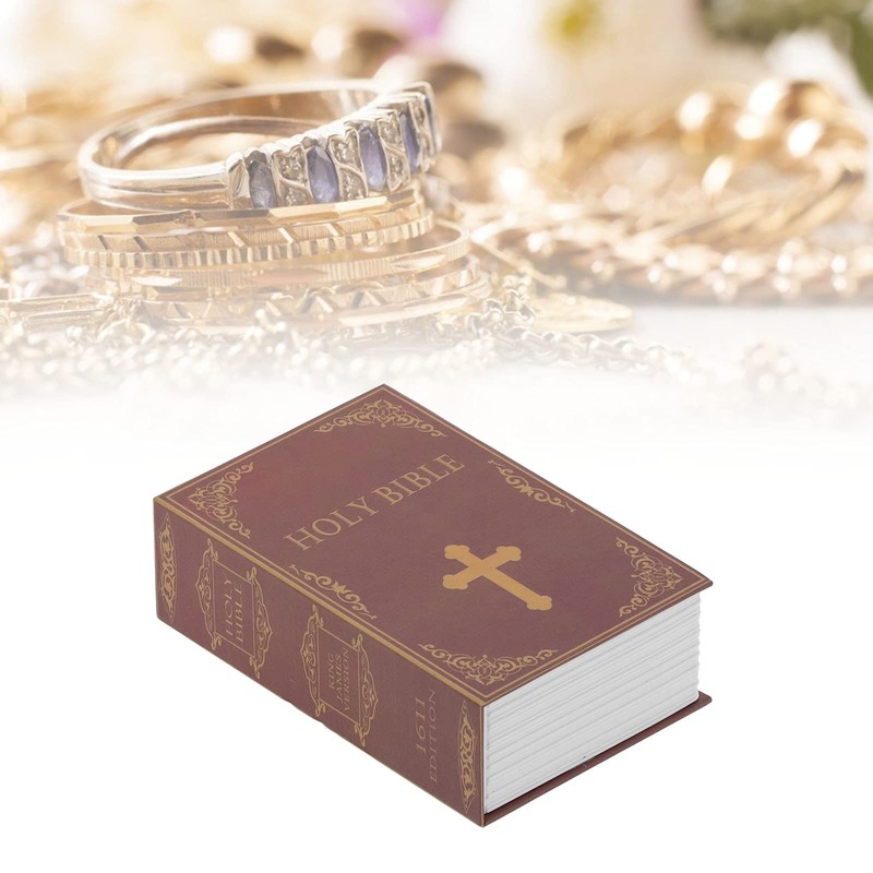 Book Safe Storage Box, Bible Dictionary Secret Safe Diversion Lock