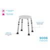 NOVA Medical Products Bath Stool White 1 Count (Pack of