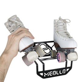 MEOLLO Roller Skates Wall Mount (100% Steel) (Black)