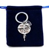 通用 With God All Things Are Possible Key Chain Initial