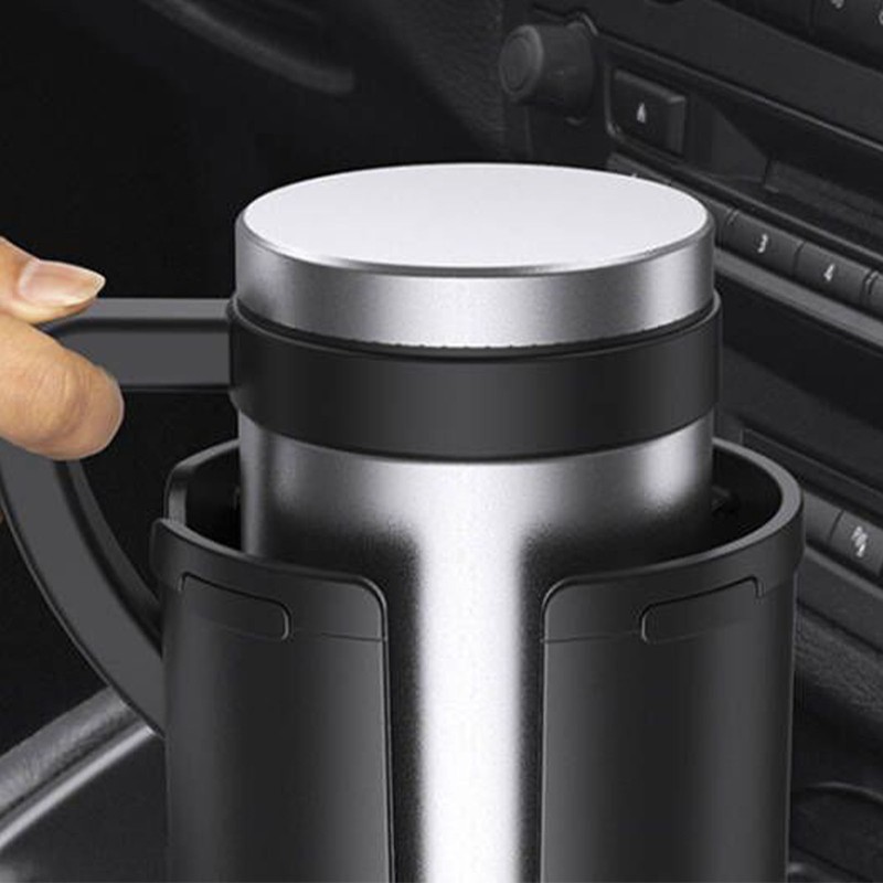 2 in 1 Car Cup Holder with Adjustable Base Shockproof