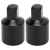 2Pcs Socket Adapter, Ratchet Wrench Converter, High Carbon Steel Socket