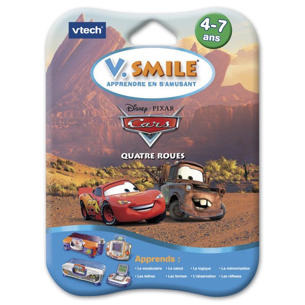 VTech - Cartouche de jeu V.Smile (Motion) Cars - 84405