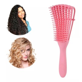 Heblee Cepillo Peine Flexible Desenredante Cabello Rizado, Afro