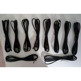 TA HSING 20 Pack - 6 ft Lamp Cord w/ Open End, Polarized Plug, UL Listed 2-Prong  NEW