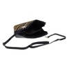 Girly Handbags Genuine Suede Shoulder Bag, Zebra Brown