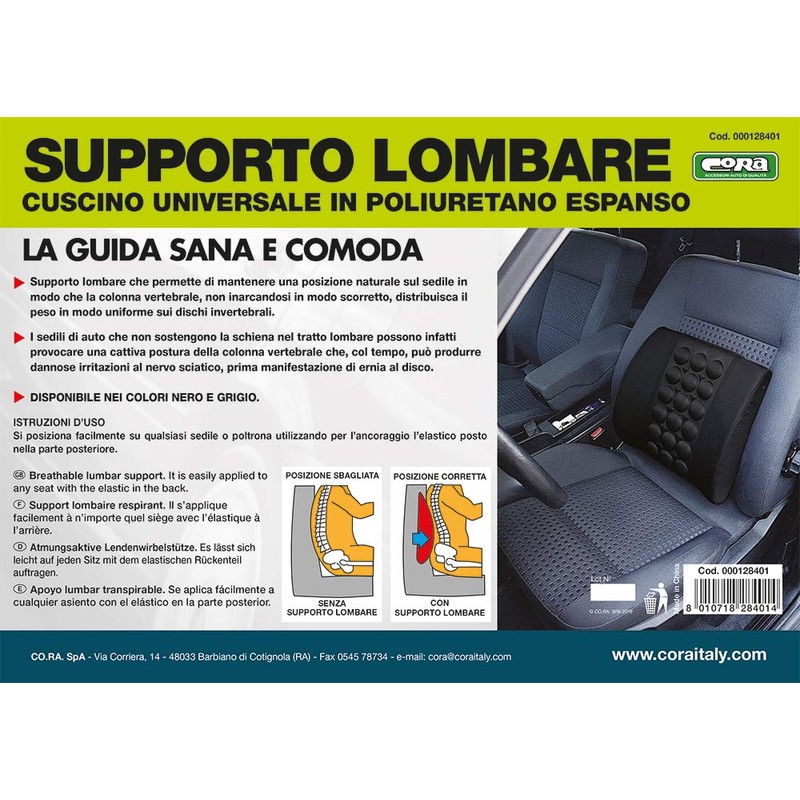 Cora 000128401 Auto-Lendenwirbelstütze