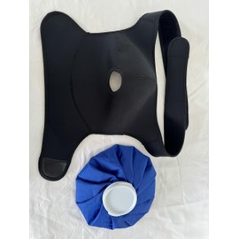 Icing Bag Ice Bag Icing Bag Icing Set (1 Ice Bag + 1 Shoulder Supporter) Sports, Golf, Baseball, Basketball, Tennis, No Condensation, No Leak Prevention, Cold & Hot Use, Large Diameter, Repeated Use,
