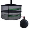 Herb Drying Net with Zip, 2 Layers Herb Dryer Hanging,
