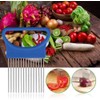 kierain 3PCS Assistant Slicers Stainless Steel Vegetable Rack Slicers Meat