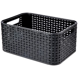 CURVER Style S - storage boxes & baskets (Storage basket, Grey, Rattan, Monotone, Bathroom, Bedroom)