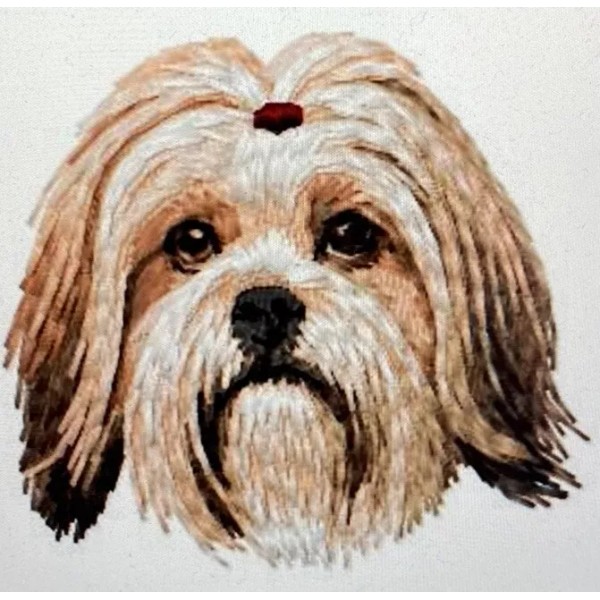 Lhasa Apso Dog Breed Bathroom SET OF 2 HAND TOWELS