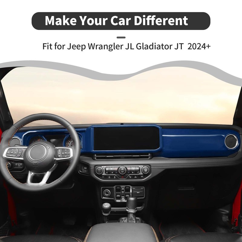 HTHE Center Console Panel Cover/Dash Dashboard Panel Navigation GPS Screen