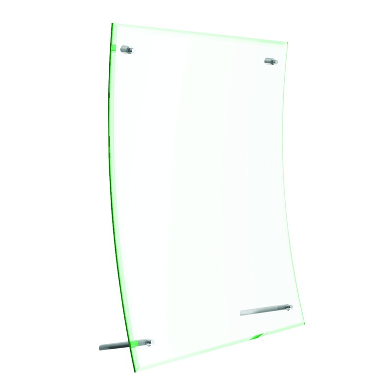Deflecto Superior Image Curved Sign Holder, 8.5 x 11 Inches