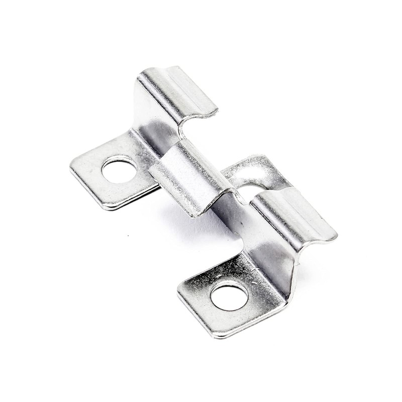 Wiltec 50 x Stainless Steel Clips 8 mm Decking Mounting