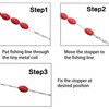 360pcs Rubber Fishing Bobber Stopper 12 Set 30-in-6 Float Stops
