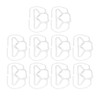 10Pcs Mask Brace Antifog Food Grade Silicone Freely Foldable Reusable