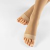 CALZITALY Pack of 1/2 Toe Free Support Stockings with Strong