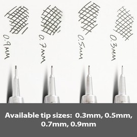 Pentel 0.3 mm Graphgear 500 Mechanical Pencil, PG513-E, Silver