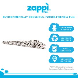 Zappi Co Soft Stuffed Cuddly Toy for Children Eel Plush Toy (72-74 cm) Safari Animals Collection Plush Teddy Newborn First Child
