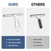 AmazerBath Squeegee for Shower Glass Door, Shower Squeegee for Glass