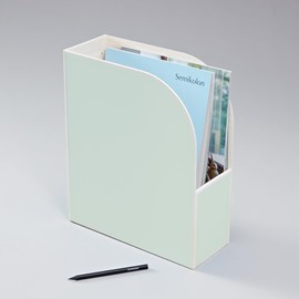 Semikolon 364108 Magazine File A4 - Magazine Collector, Document Folder, Format 10.5 x 26 x 31 cm - Moss Pastel Green