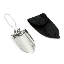 Folding Shovel Camping Shovel Multi-Function Mini Spade with Carrying Pouch for Outdoor Fishing Camping Hiking