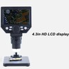 Digital Microscope 4.3in LCD 10MP Electronics Repair Soldering Coin Camera